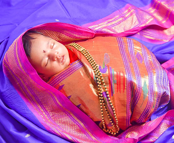 Festive Traditions Baby Photoshoot - Ashoka Photography
